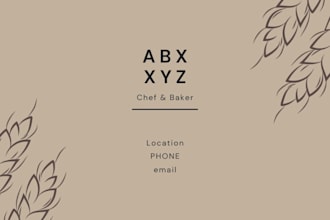 design a custom luxury business card