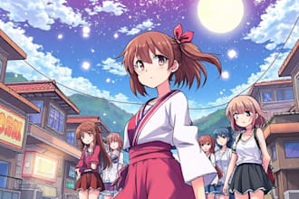 draw anime and manga illustrations