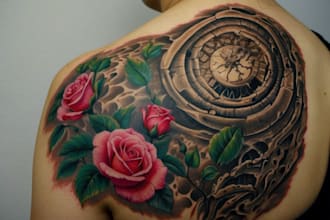 draw a realistic realism tattoo design for you