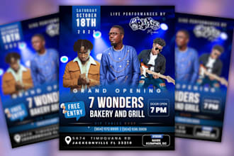do event flyer , party flyer , club flyer design