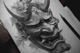 make anime tattoo design