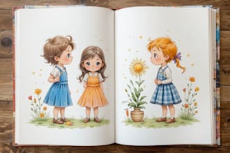 your children story to life with watercolor illustrations