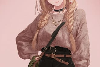 make anime art for you