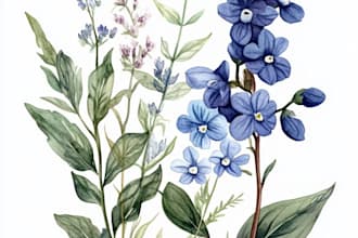 make a botanical illustration