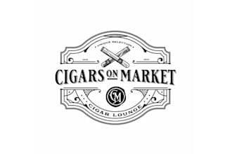 do unique cigar label, cigar logo, cigar band and cigar box design