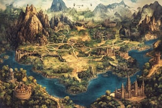 do a fantasy dnd map