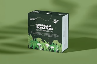 design product packaging boxes labels with logo