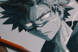 make anime tattoo design