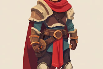 draw 2d game character or 2d game character
