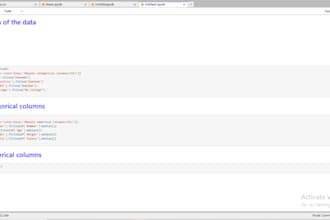 data cleaning and preprocessing