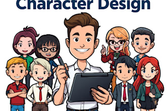 design cartoon character or character