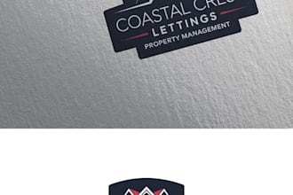 design a professional property management logo that builds trust