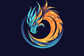 make a fantasy game logo