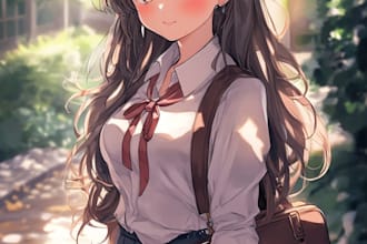 draw characters in cartoon or anime style