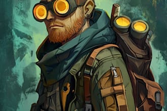 design simple 2d game characters
