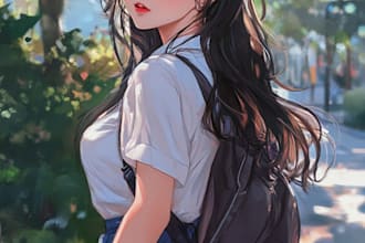 draw anime character design reference sheet