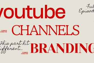 create professional youtube channel branding full pack