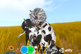 vrchat avatar 3d vtuber rigging, halloween model military avatar rigging nsfw vr