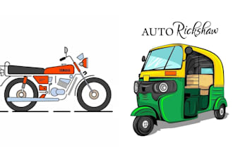 create rickshaws, electric cars, and auto and auto parts