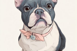 make a disney pets portrait illustration in disney style