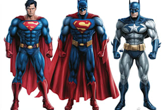 draw you dc or marvel style comic book and superhero