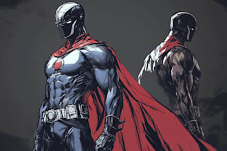 design a superhero comic
