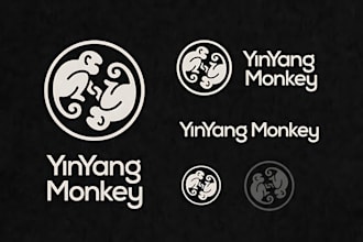 design a professional modern monkey logo