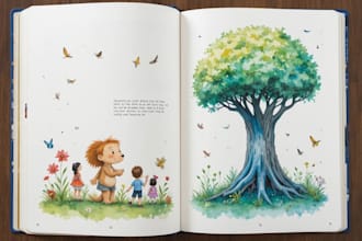 draw magical watercolor children art