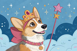 design amazing disney pet portrait