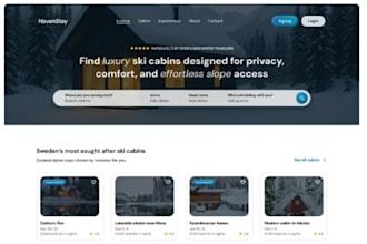 design squarespace travel blog website affiliate vacation rental tourism website