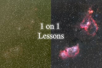 teach you how to process astro images 1 on 1