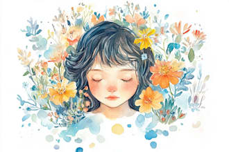 design a watercolor illustration