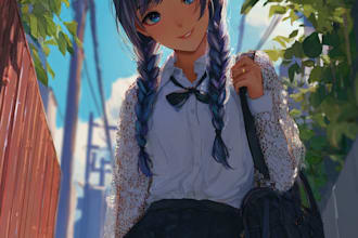 draw beautiful anime art