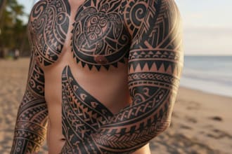 design your polynesian tribal tattoo
