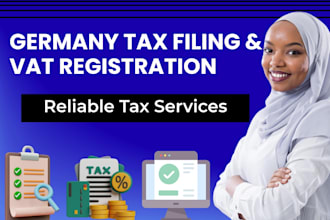 handle germany tax filing and declaration for individuals or businesses