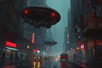 design sci fi illustration and sci fi art