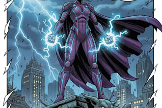 create comic book art