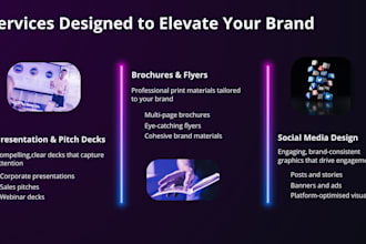 create presentations and pitch decks
