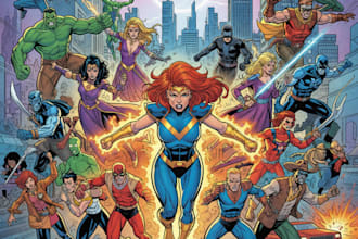 draw cartoon, comic illustrations and mascot characters