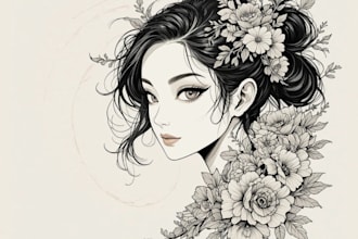 design professional japanese tattoo design asian style