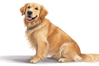 draw disney pet portrait