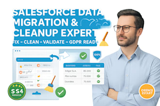 setup salesforce crm data migration cleanup deduplication validation upsert gdpr