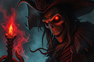 fantasy horror and fantasy horror character