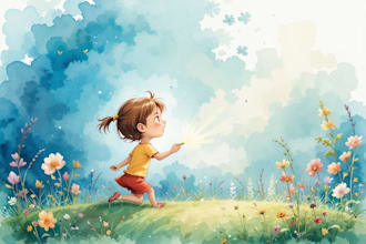 make watercolor art for kids tales picture books