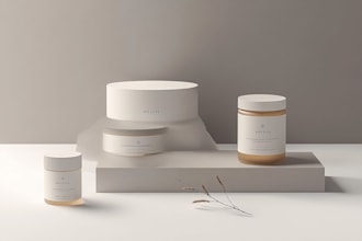 design creative poly mailer, kraft box and packaging bag