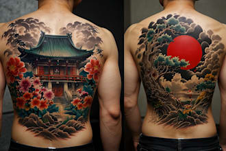 make unique japanese tattoo design