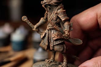 paint your warhammer, dnd, or tabletop miniatures