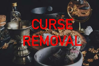 remove curses, hexes, and bad energy with powerful energy work for luck spell