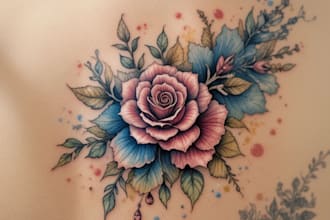 create unique custom tattoo art, full tattoo sleeve design