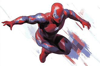 do superhero comic page superhero character for comics